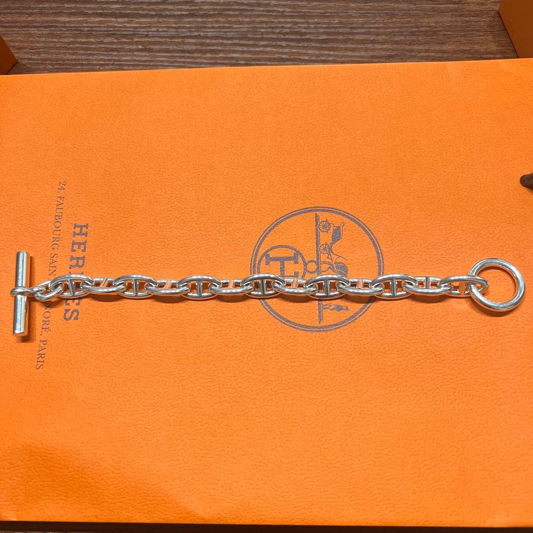 【新品未使用】エルメスシェーヌダンクル ブレスレット　GM 13コマ