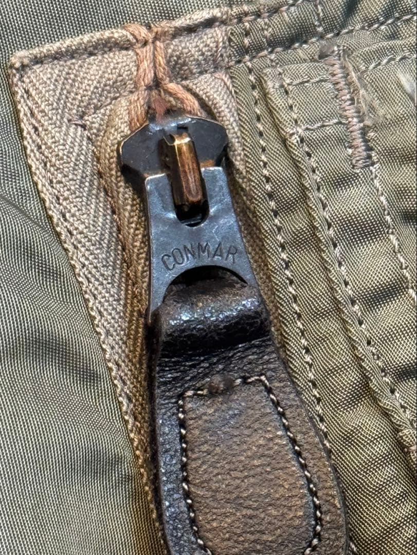 50s vintage USAF MA-1 黒タグ Large 階級章