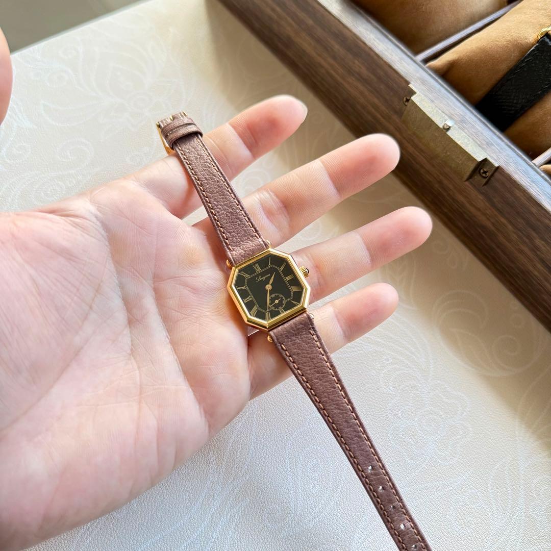 ヴィンテージ LONGINES 手巻き ローマン文字盤 稼働品 美品 希少