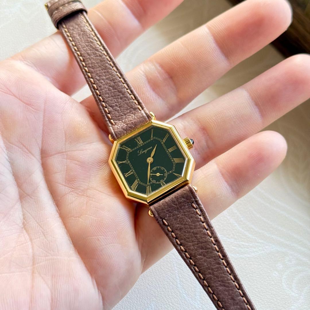 ヴィンテージ LONGINES 手巻き ローマン文字盤 稼働品 美品 希少