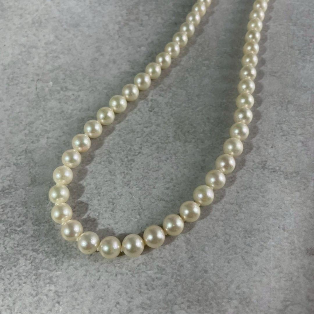 アコヤ真珠　2点セット ネックレス イヤリング 本真珠 シルバー　パール