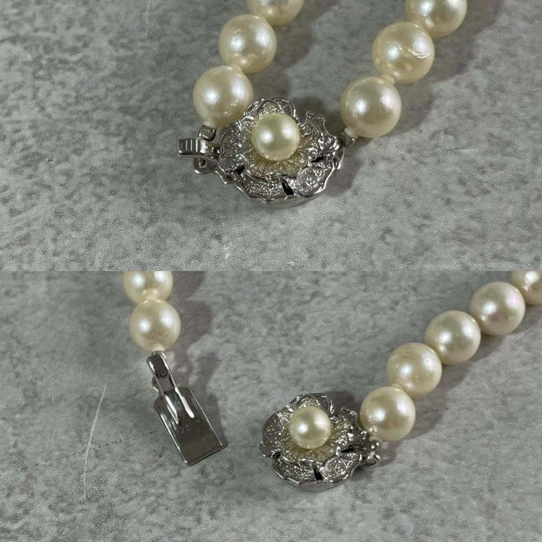 アコヤ真珠　2点セット ネックレス イヤリング 本真珠 シルバー　パール