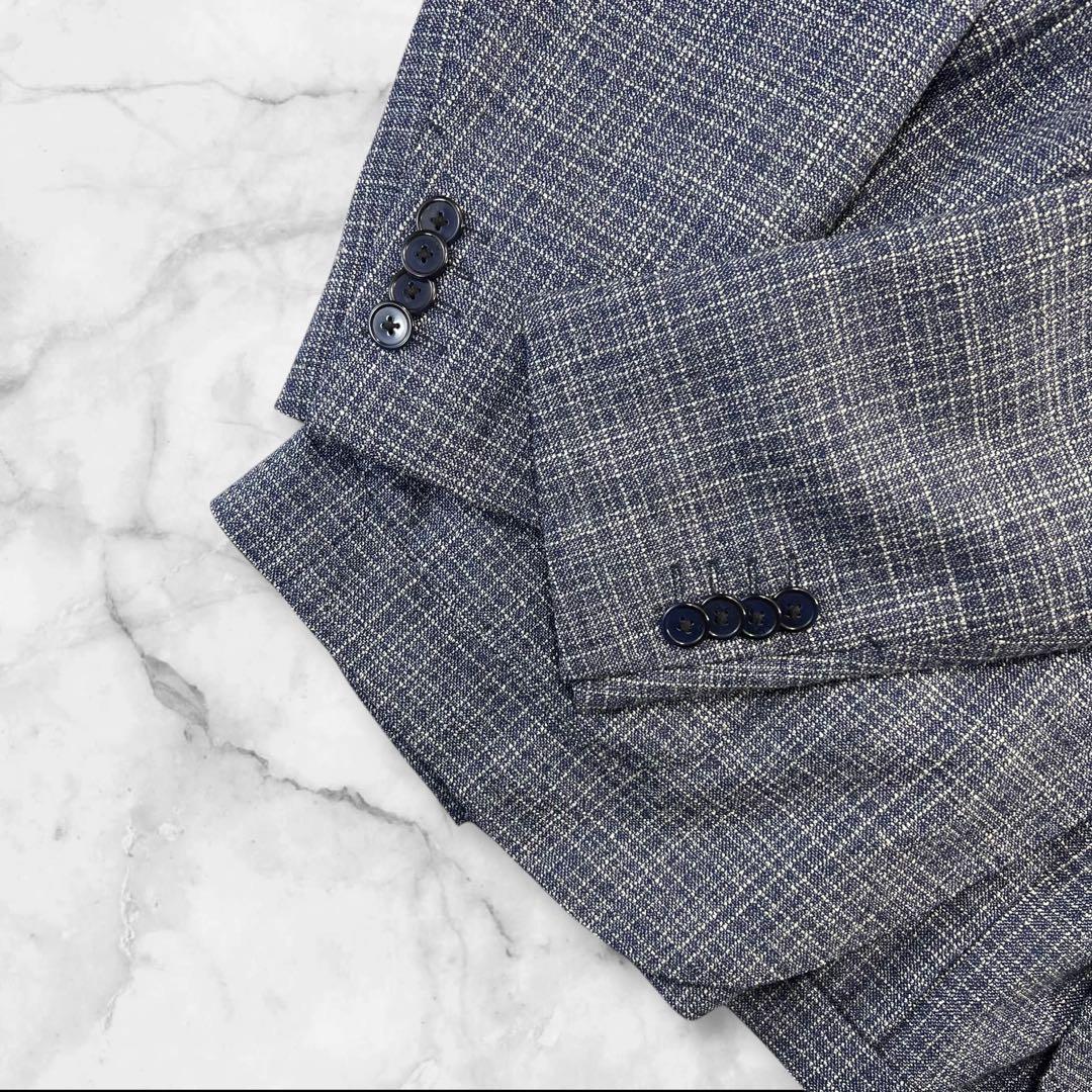 新品同様 SHIPS×Loro Piana 3B段返 テーラードジャケット 46