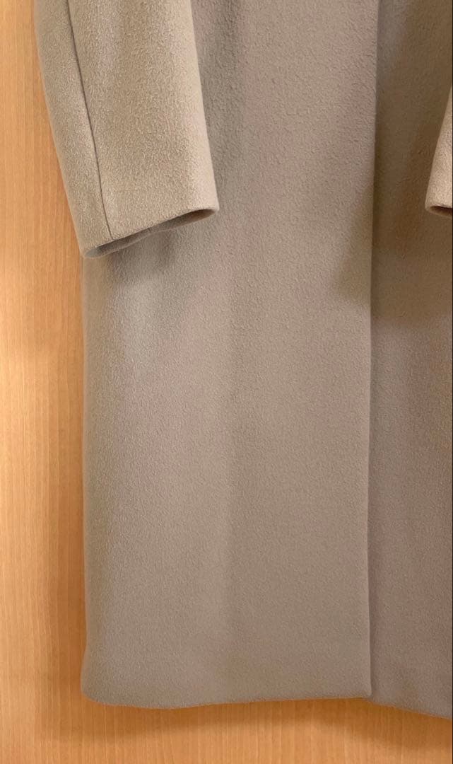 イエナ 定価48,400円 MANTECOノーカラーコート　38　ベージュ