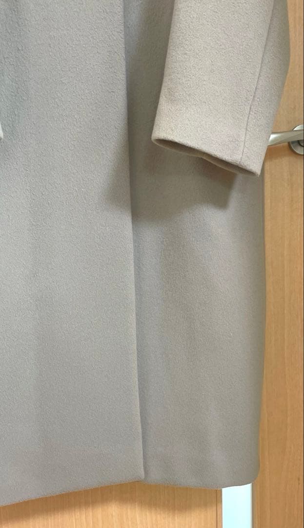 イエナ 定価48,400円 MANTECOノーカラーコート　38　ベージュ