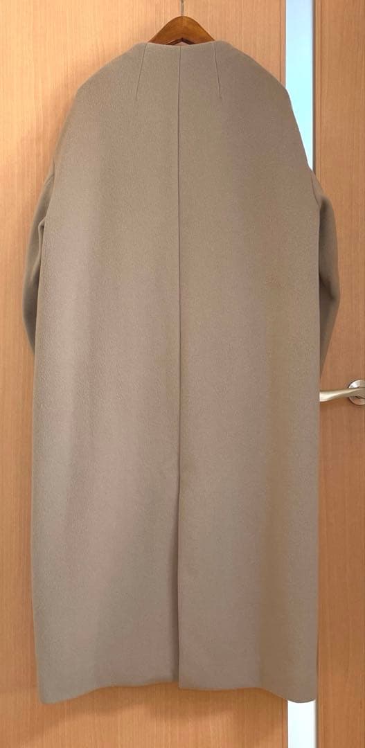 イエナ 定価48,400円 MANTECOノーカラーコート　38　ベージュ