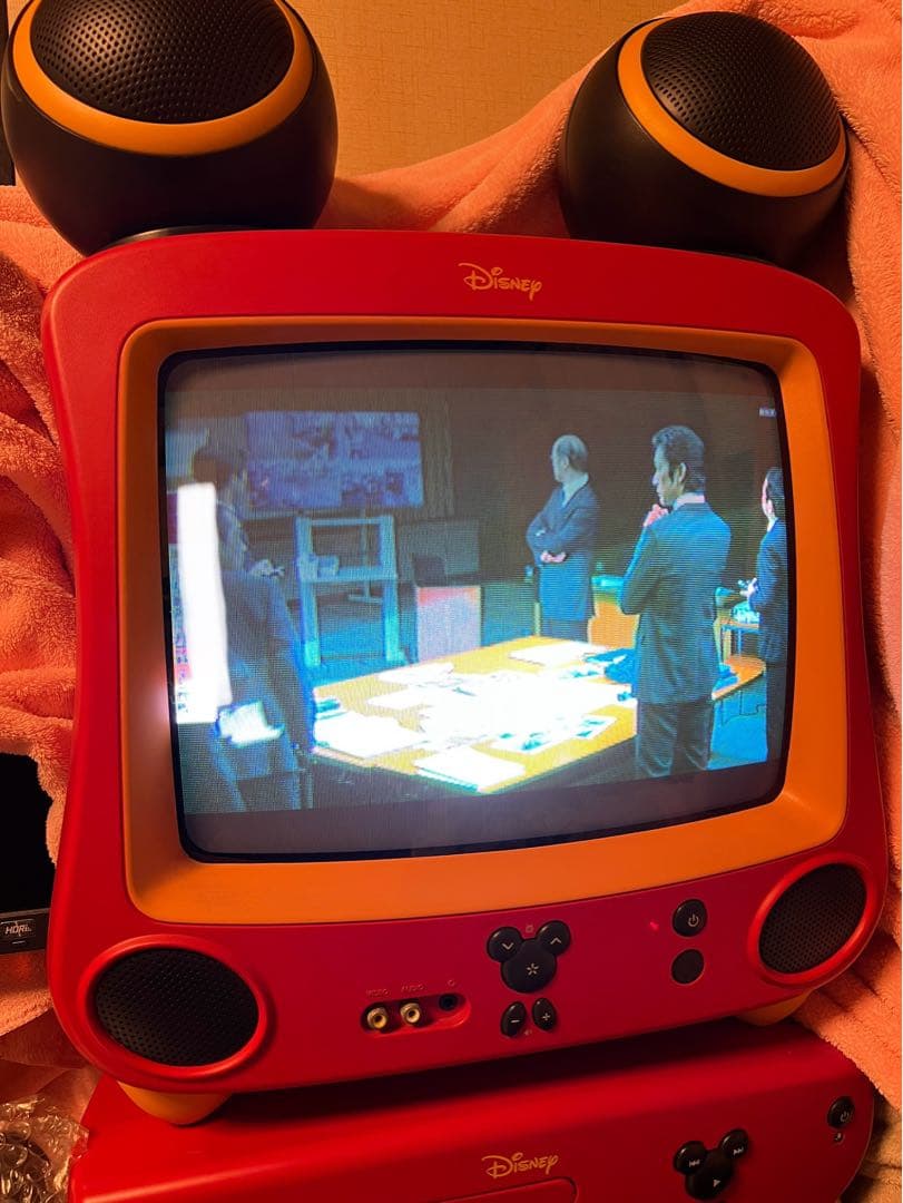 ヤ*ん様 Disney ミッキー型ブラウン管テレビ&DVD