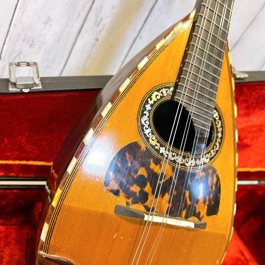 希少NAPOLI マンドリン 1890年代　インレイ　ARTURO FARINI