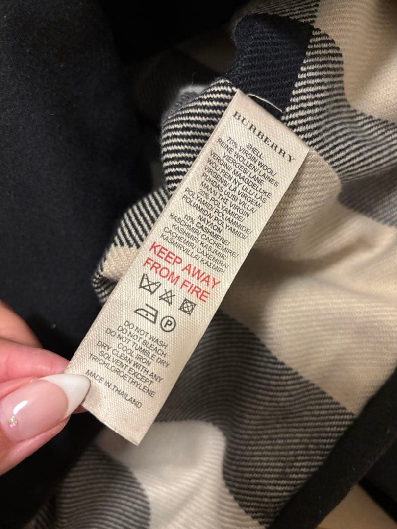 【大人も着用OK】BURBERRY♡ダブルブレストコート ピーコート