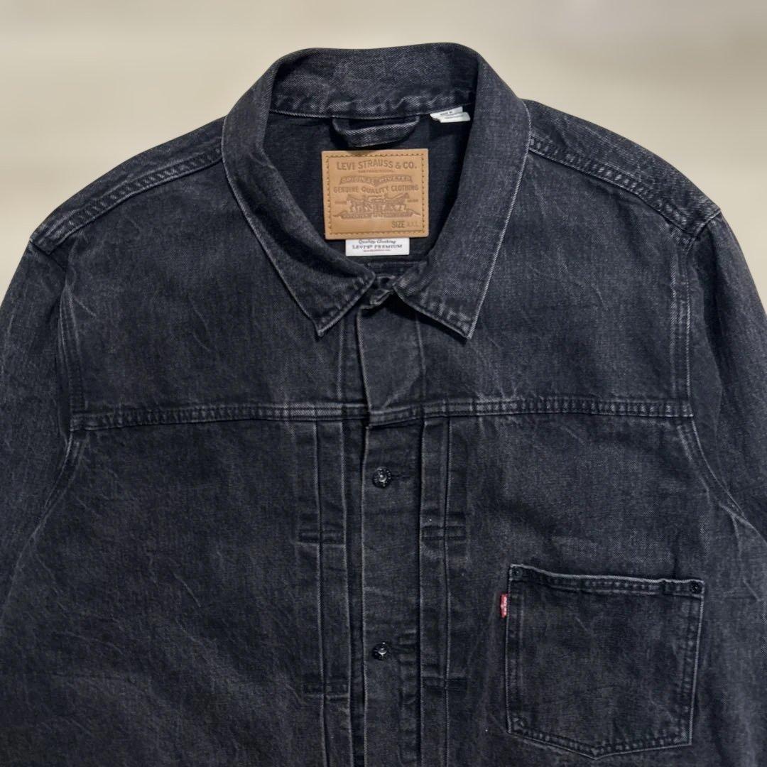 XXLサイズ Levi's×EDIFICE 別注 デニムジャケット ブラック