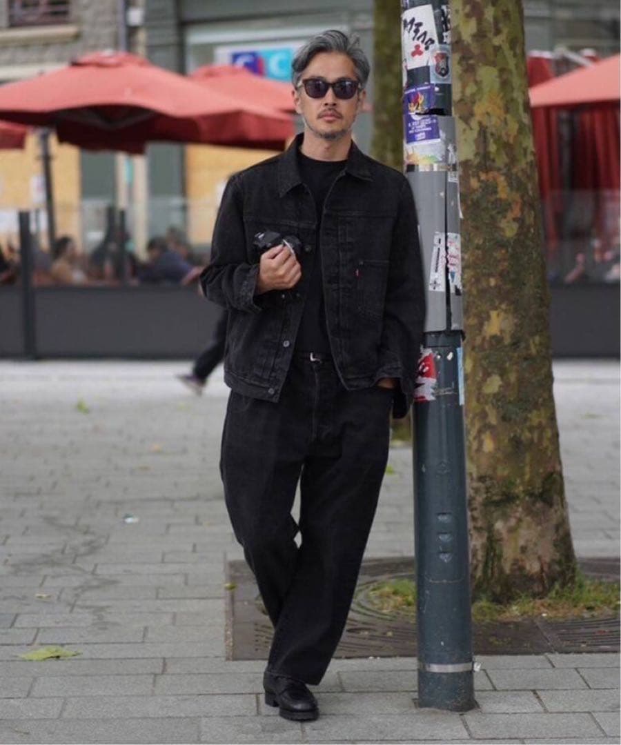 XXLサイズ Levi's×EDIFICE 別注 デニムジャケット ブラック