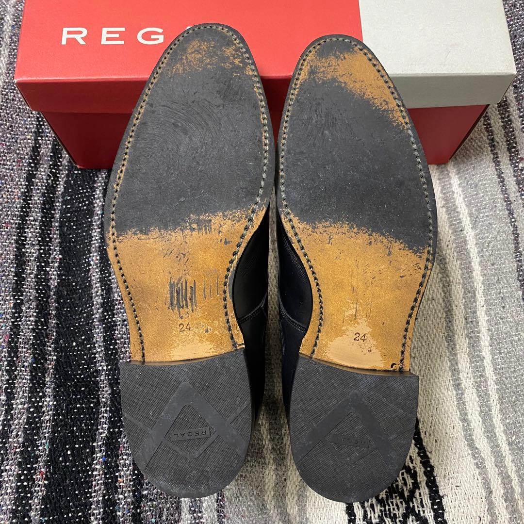 【ta】リーガル サイドゴアブーツ Y824 ブラック 24㎝