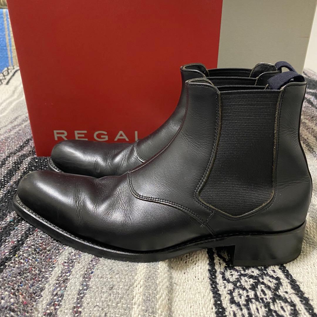 【ta】リーガル サイドゴアブーツ Y824 ブラック 24㎝