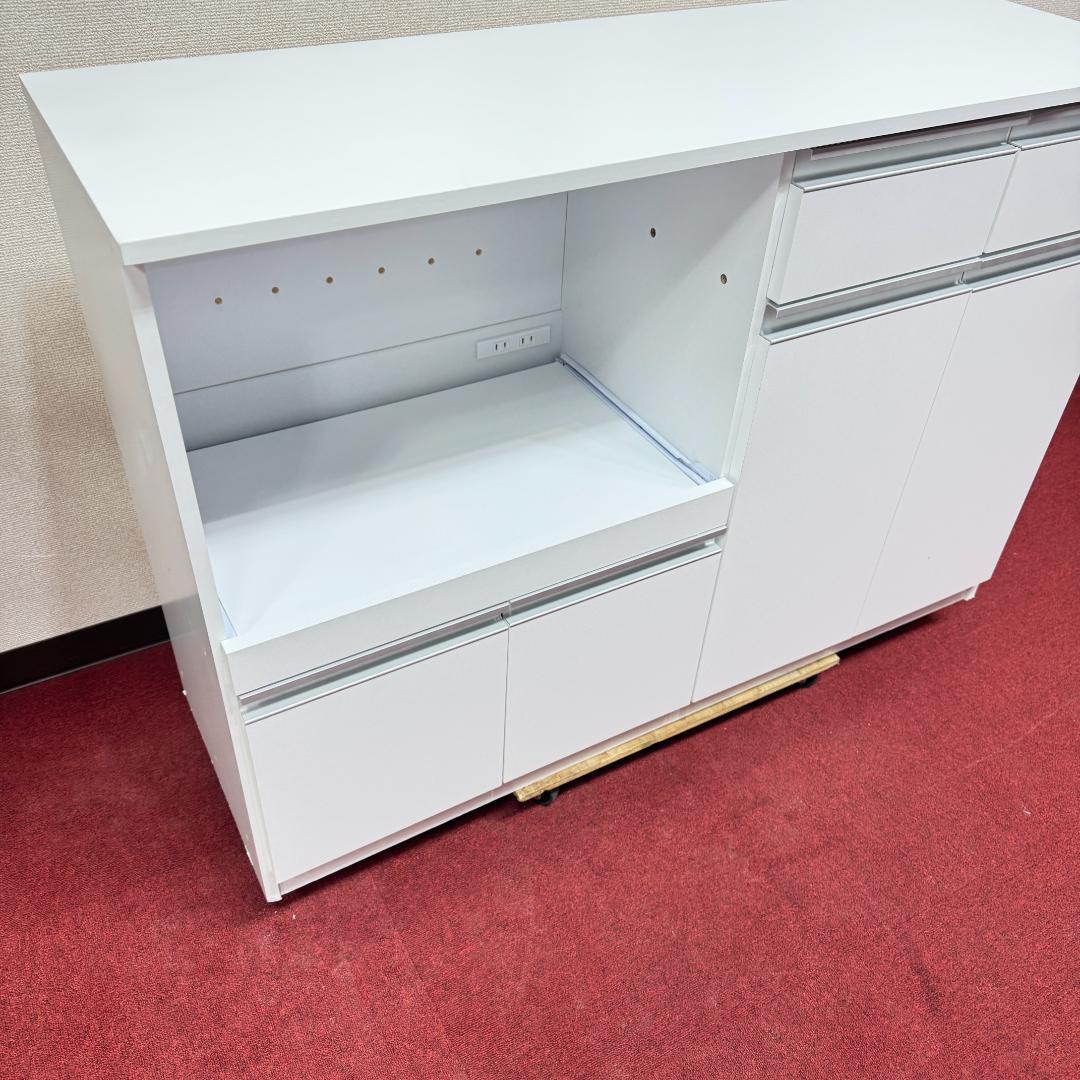 東京23区送料無料　美品キッチンカウンター　スリム レンジ台 コンセント付