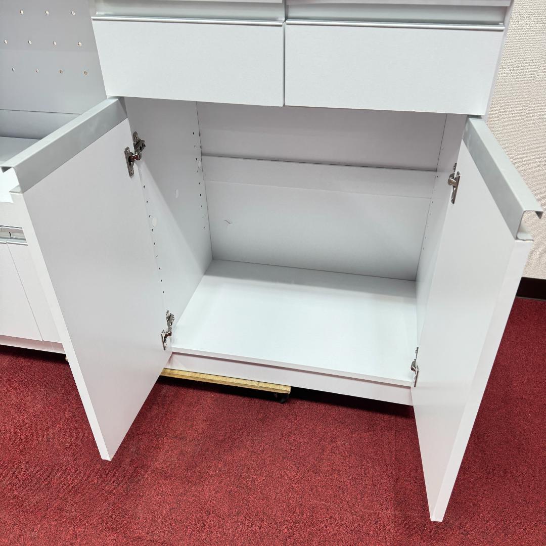 東京23区送料無料　美品キッチンカウンター　スリム レンジ台 コンセント付