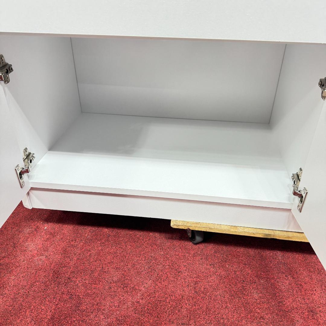 東京23区送料無料　美品キッチンカウンター　スリム レンジ台 コンセント付