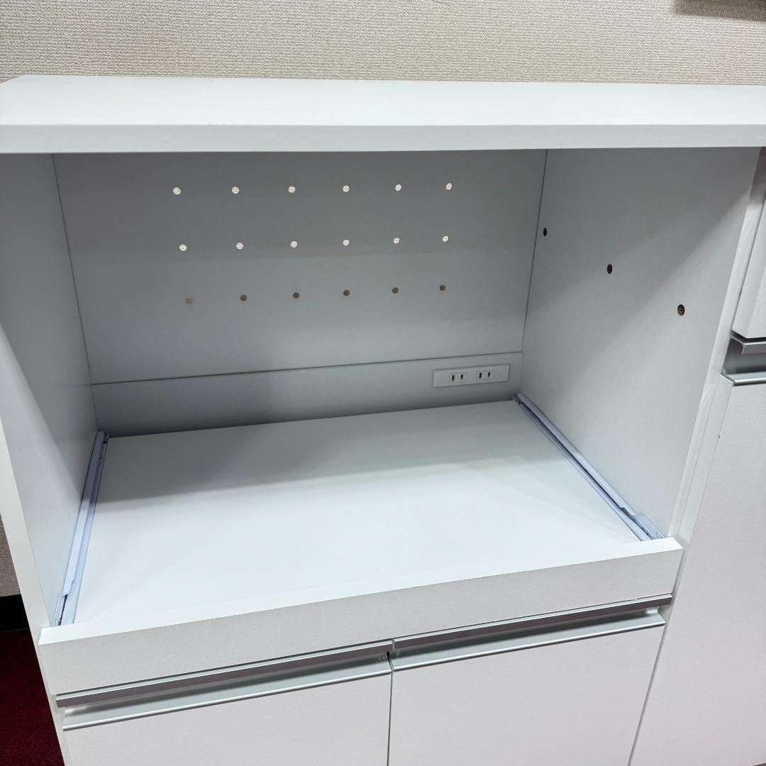 東京23区送料無料　美品キッチンカウンター　スリム レンジ台 コンセント付