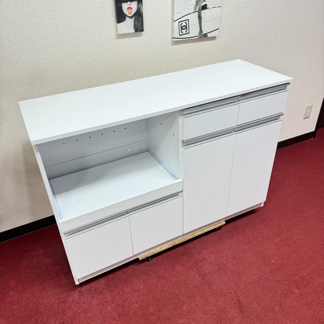 東京23区送料無料　美品キッチンカウンター　スリム レンジ台 コンセント付