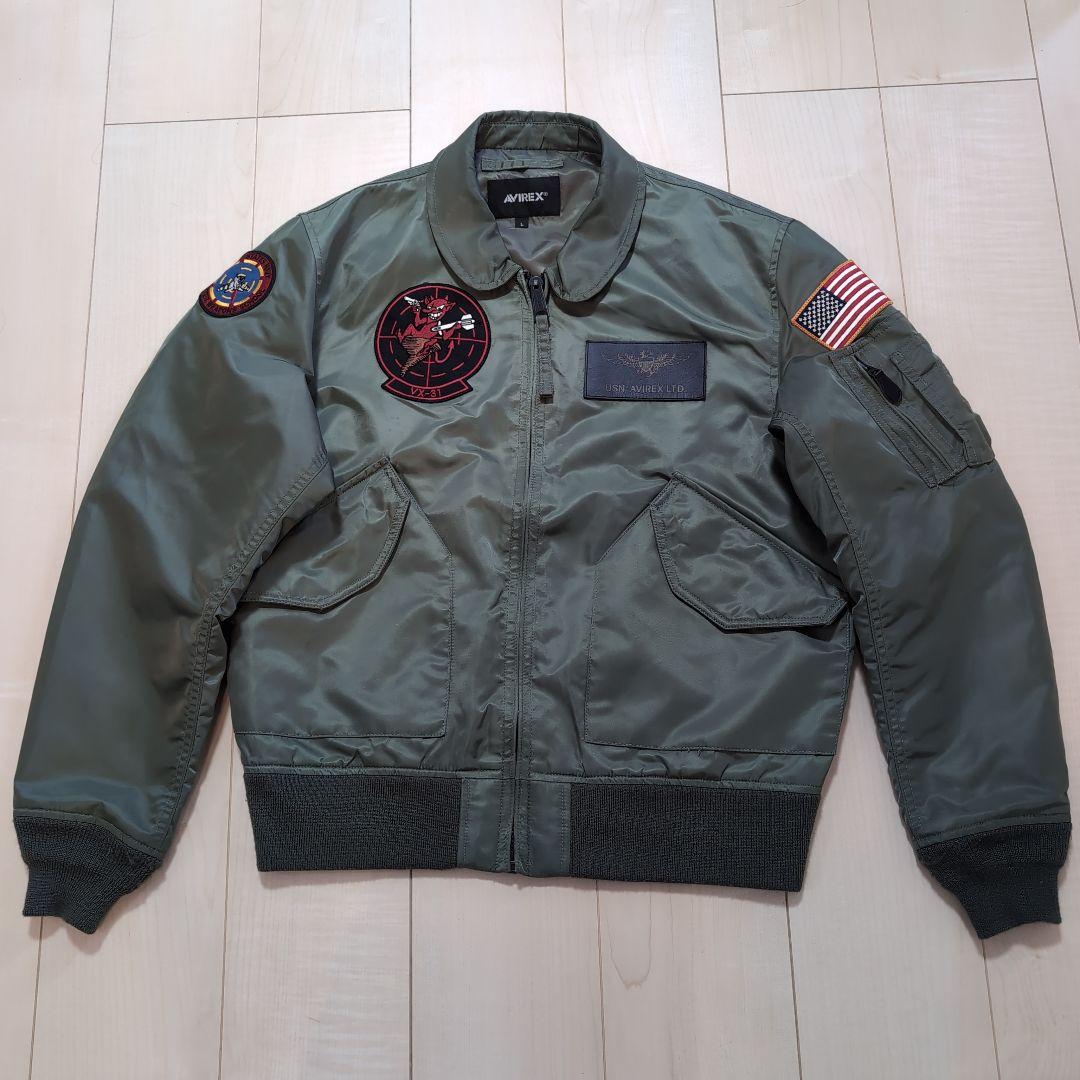 【極美品】AVIREX CWU-36/P VX-31 TOPGUN モデル L