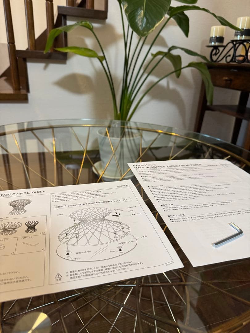 FrancFrancマーリアコーヒーテーブル