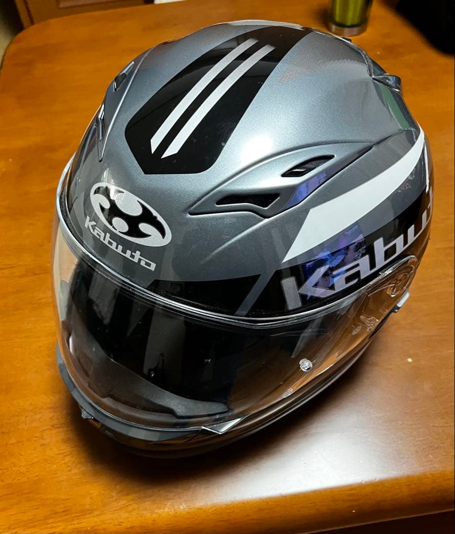【早い者勝ち】Kabuto フルフェイスヘルメット グレーブラック