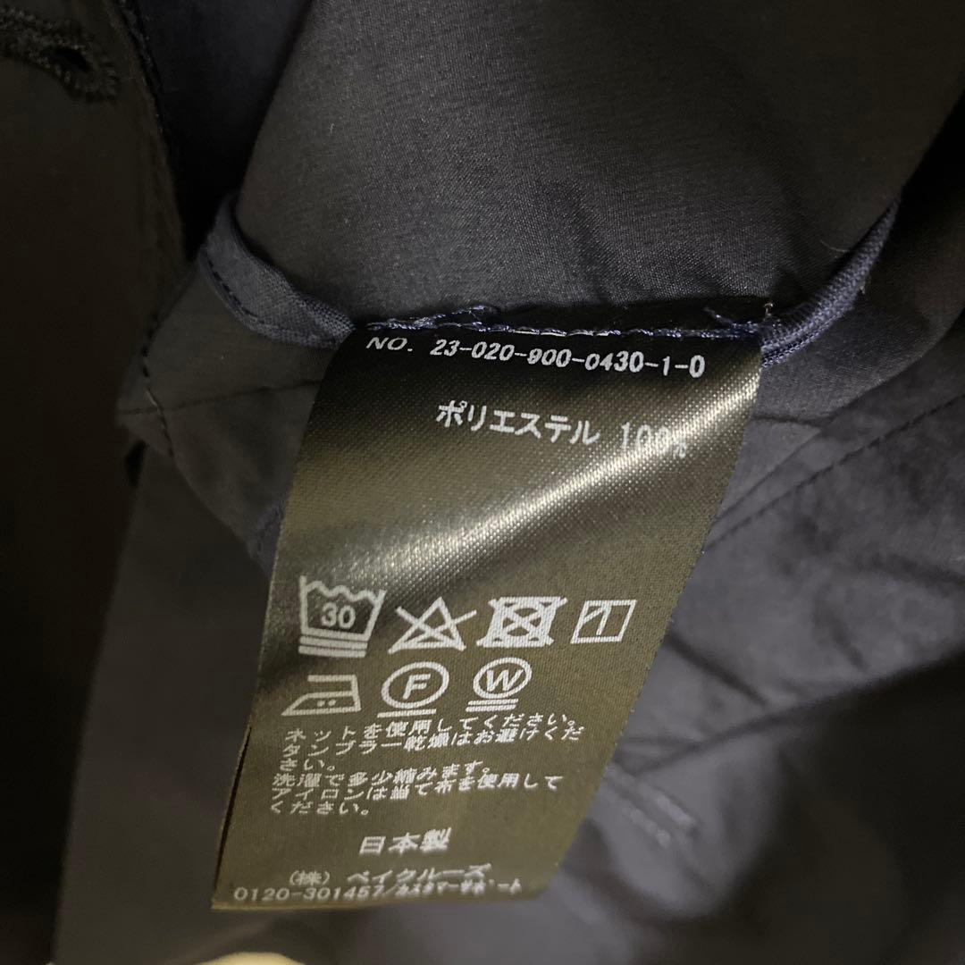 IENA Peポプリンオーバーショートコート ネイビー38