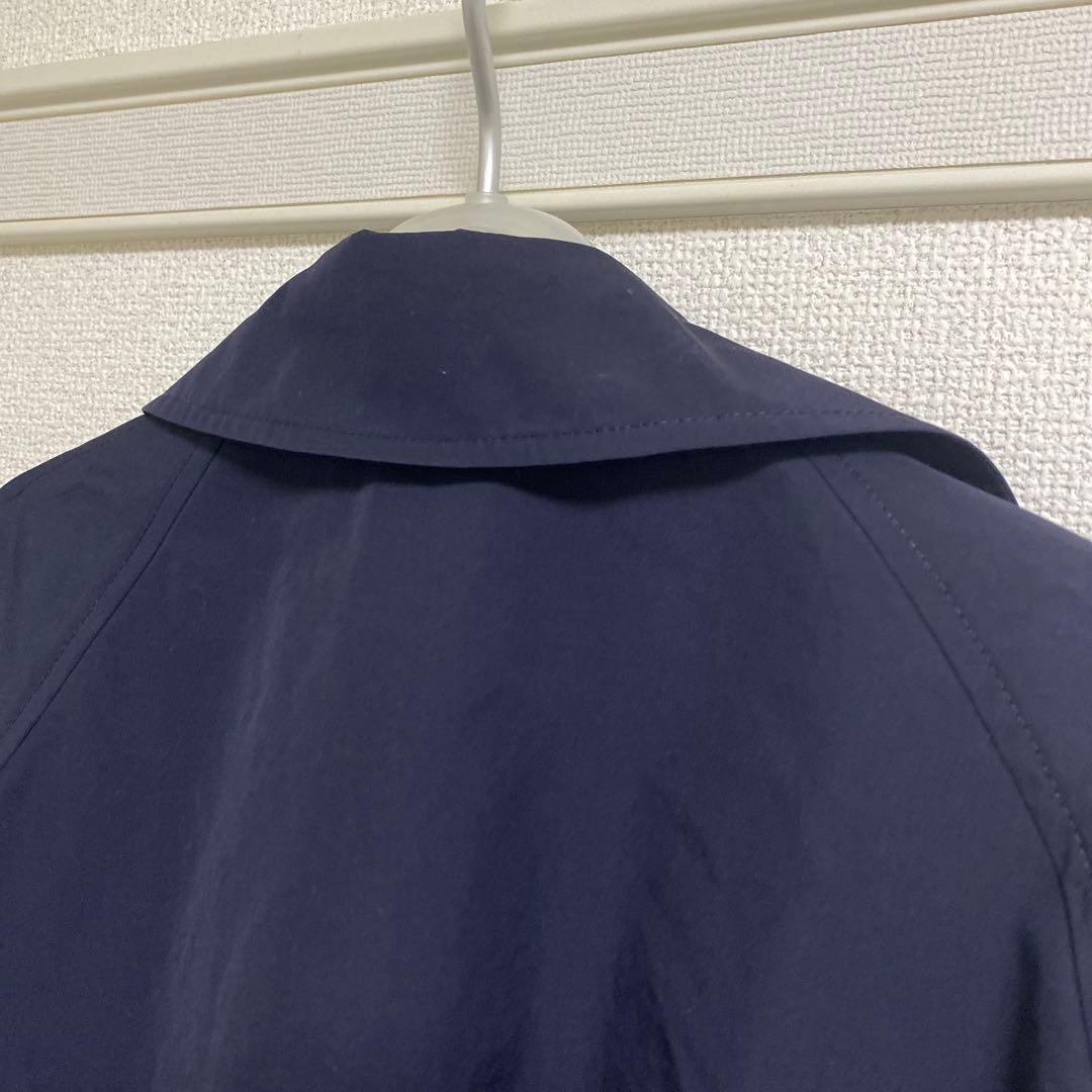 IENA Peポプリンオーバーショートコート ネイビー38