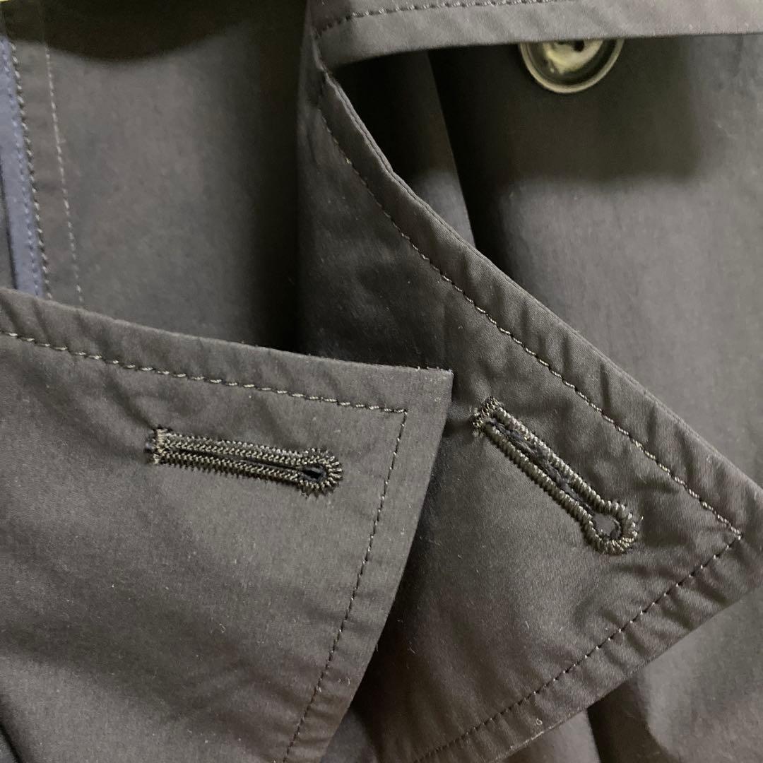 IENA Peポプリンオーバーショートコート ネイビー38