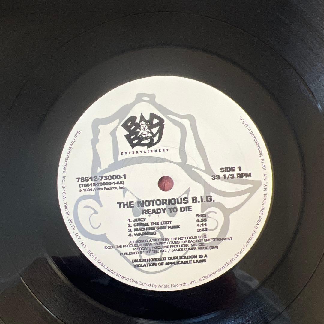 the notorious BIG ready tm die ビギー