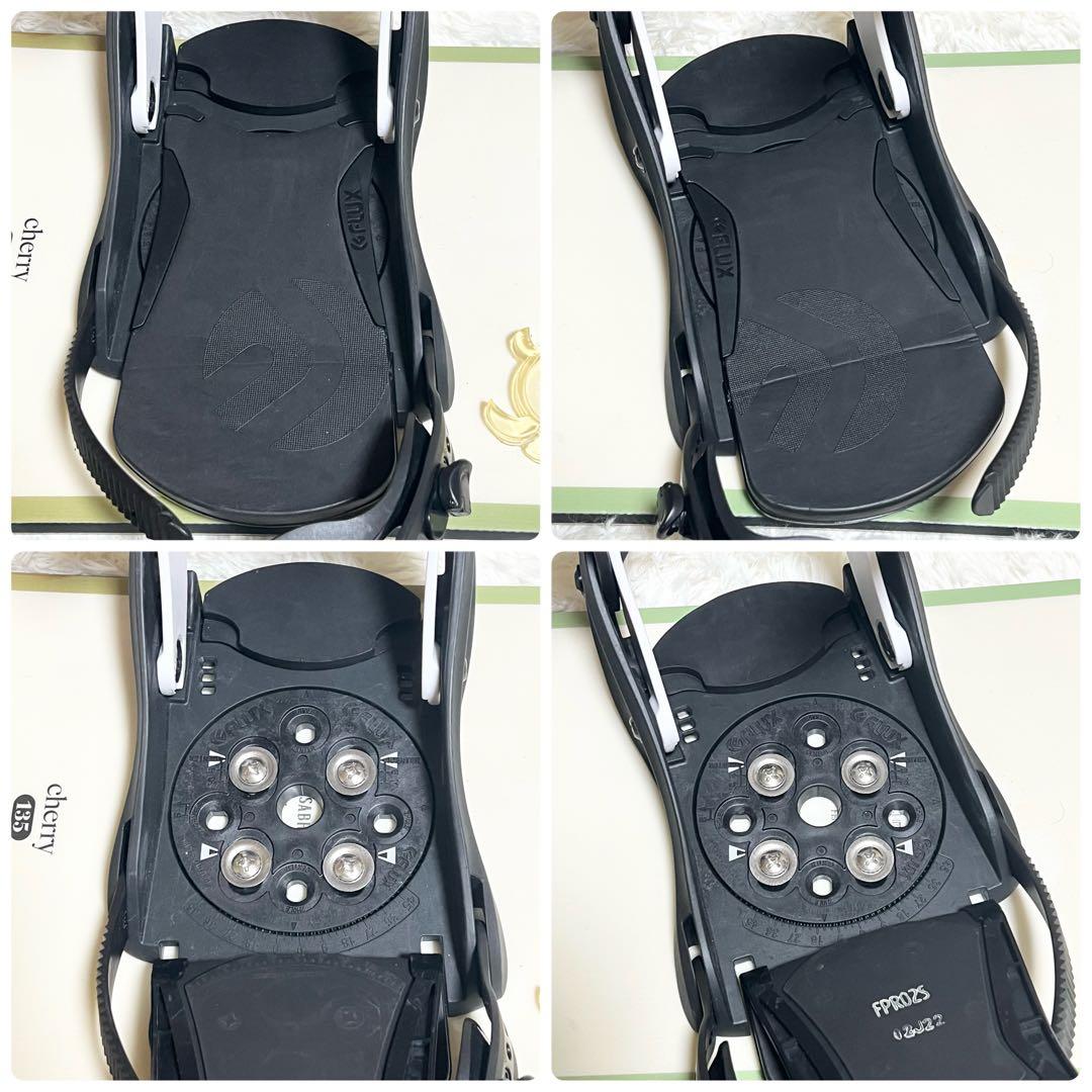 【美品】SABRINA cherry 135 スノーボード　FLUX PR S