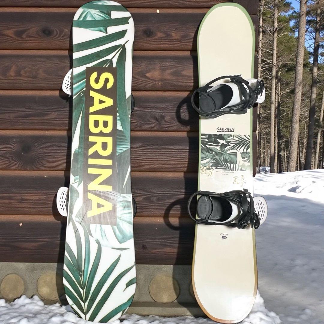 【美品】SABRINA cherry 135 スノーボード　FLUX PR S