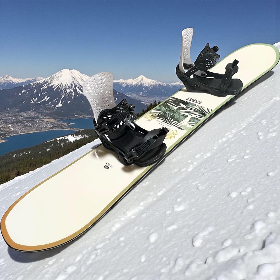 【美品】SABRINA cherry 135 スノーボード　FLUX PR S