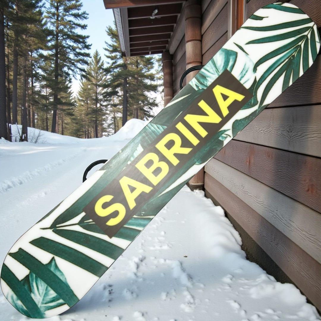 【美品】SABRINA cherry 135 スノーボード　FLUX PR S