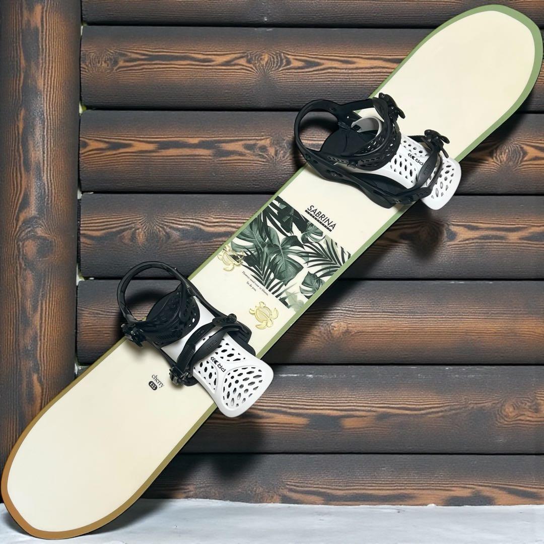 【美品】SABRINA cherry 135 スノーボード　FLUX PR S