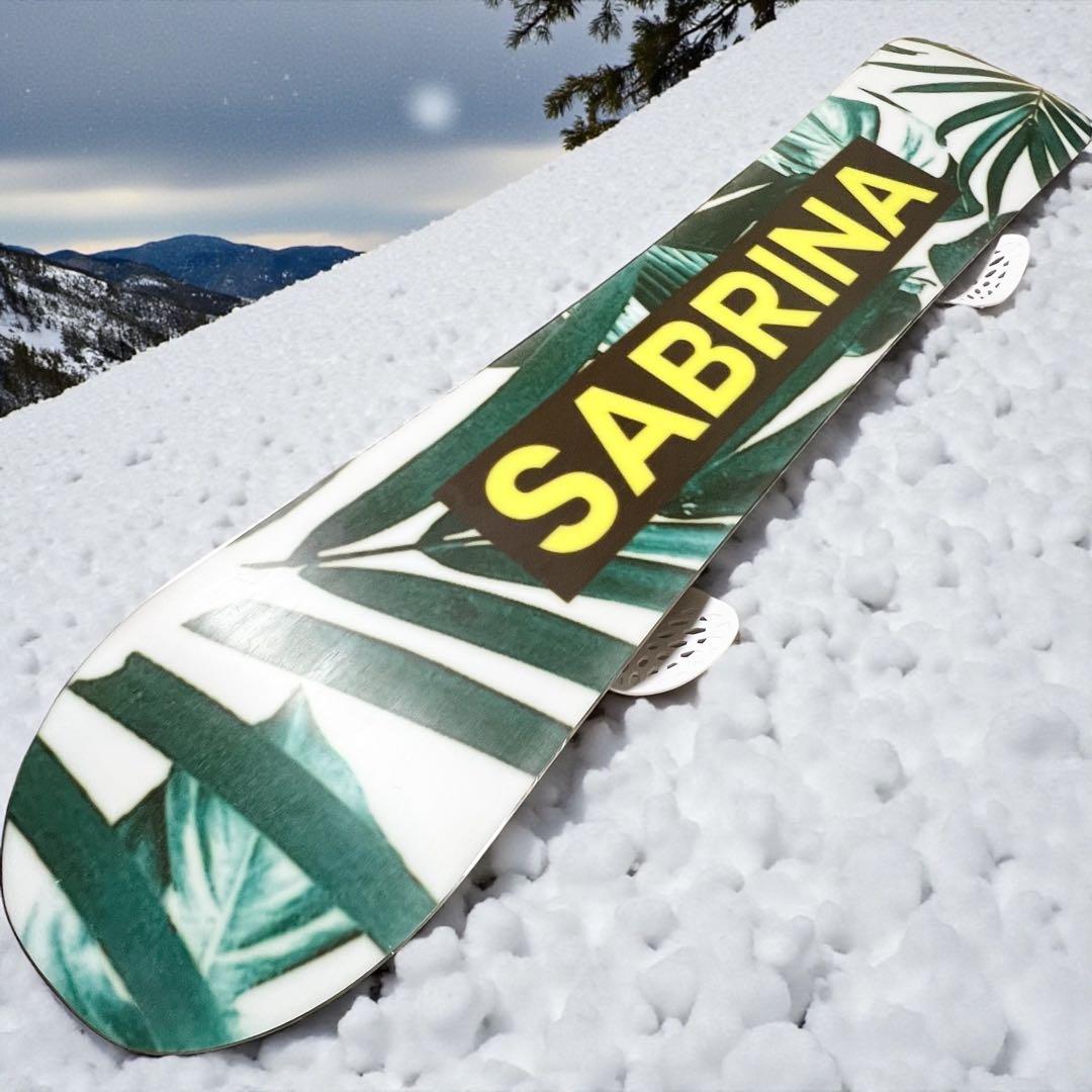 【美品】SABRINA cherry 135 スノーボード　FLUX PR S