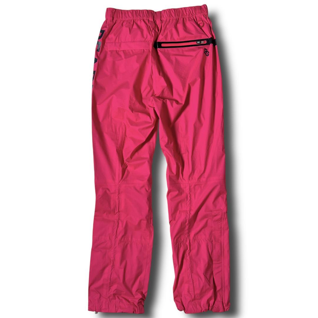 2 定26,400円 パーリーゲイツ AQUAX 防水 ビッグロゴ レインパンツ