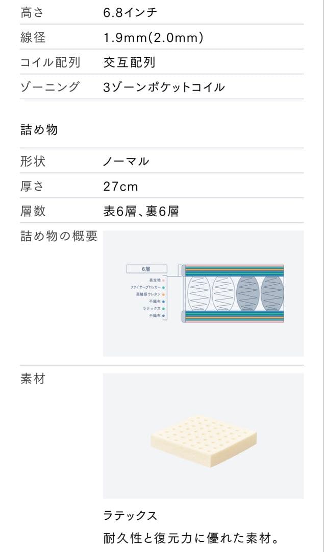 ポン　サータ　Serta マットレス　ポスチャーベーシック　クイーンサイズ