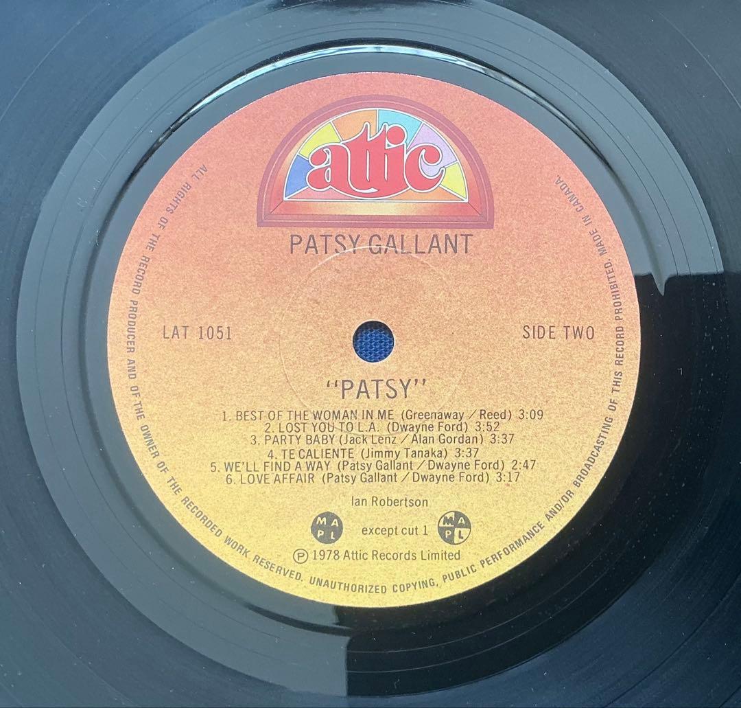 Patsy Gallant / Patsy! 【Original / LP】