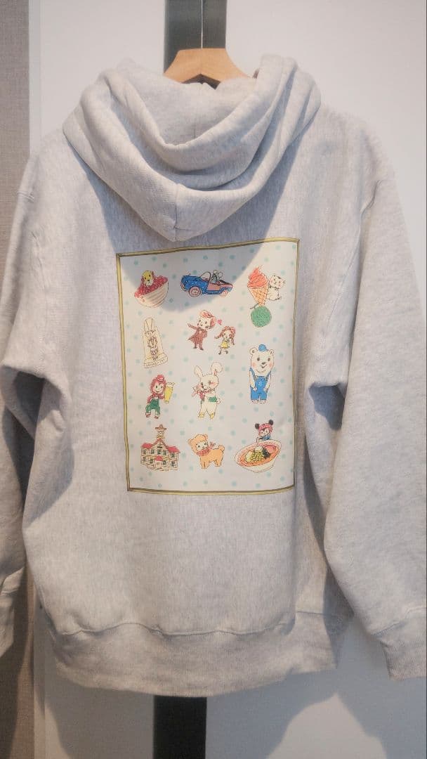 ユキエモン3L札幌TOYパーカー杢グレー＋スーちゃん