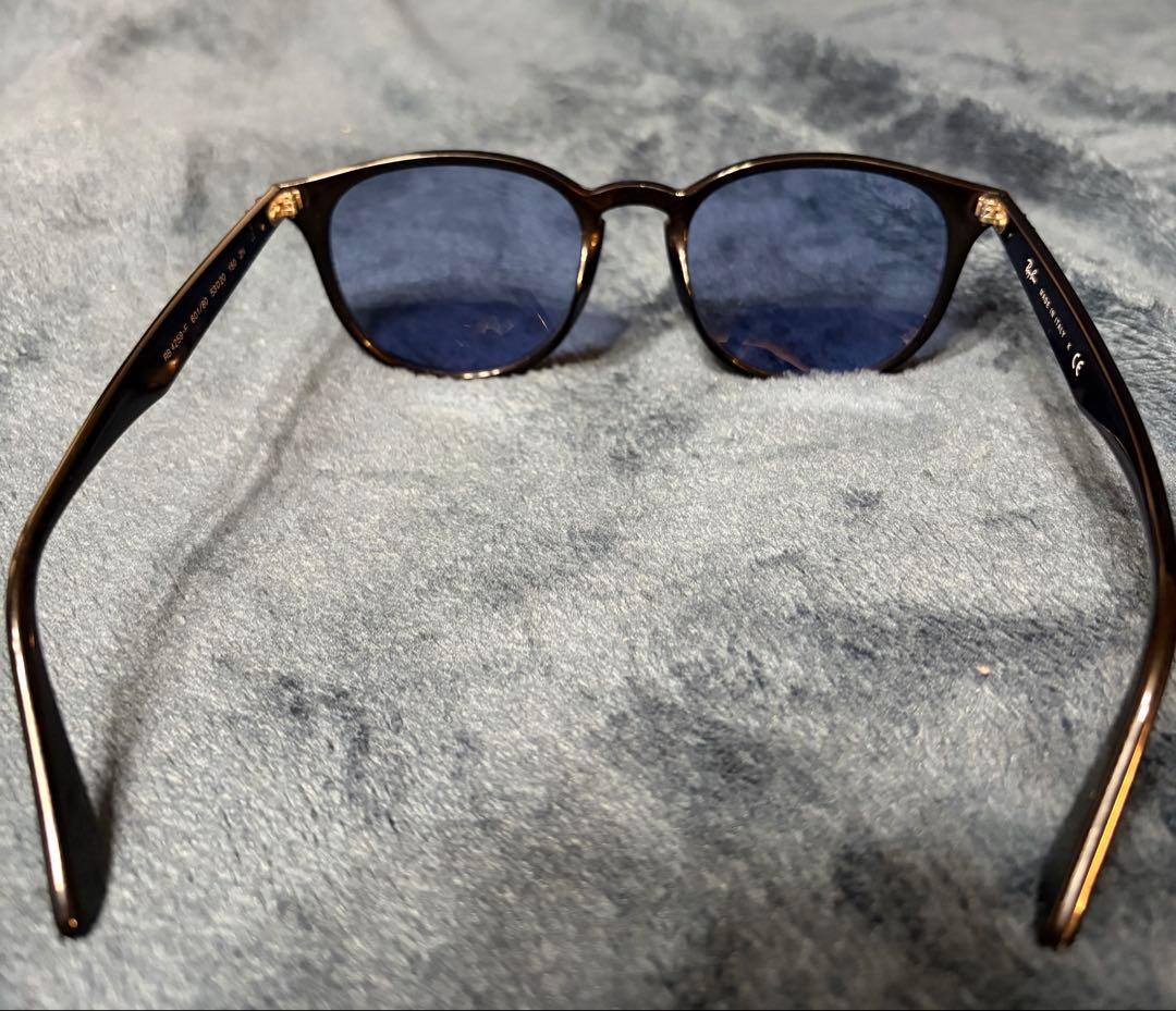《定価27,060円》美品RayBan レイバン ブラック×ブルー　サングラス