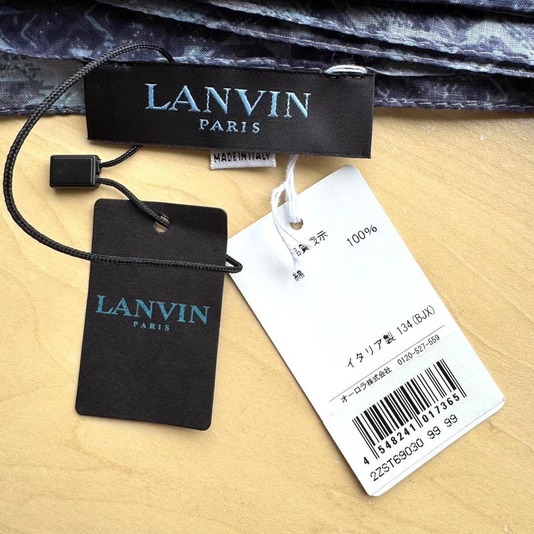 ★新品★LANVIN PARIS　ランバンパリ　イタリア製　メンズ　ストール