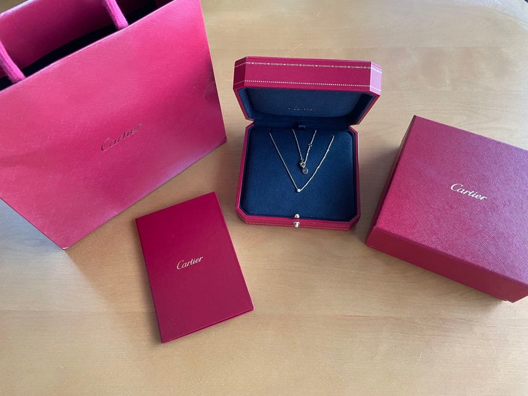 Cartier カルティエ ダムールネックレス K18 YG XS 新品同様
