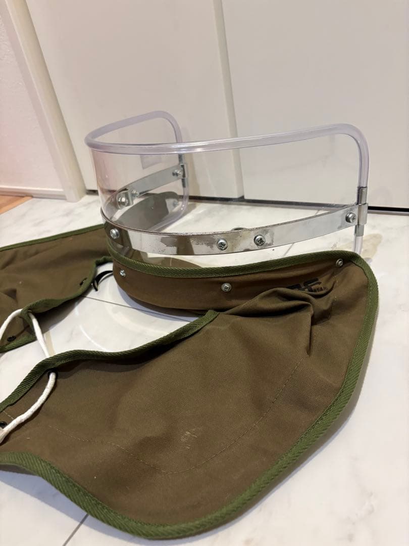 Z-FATHER 旭　短風防　クリア　緑布タレ ゼットファーザー　ASAHI