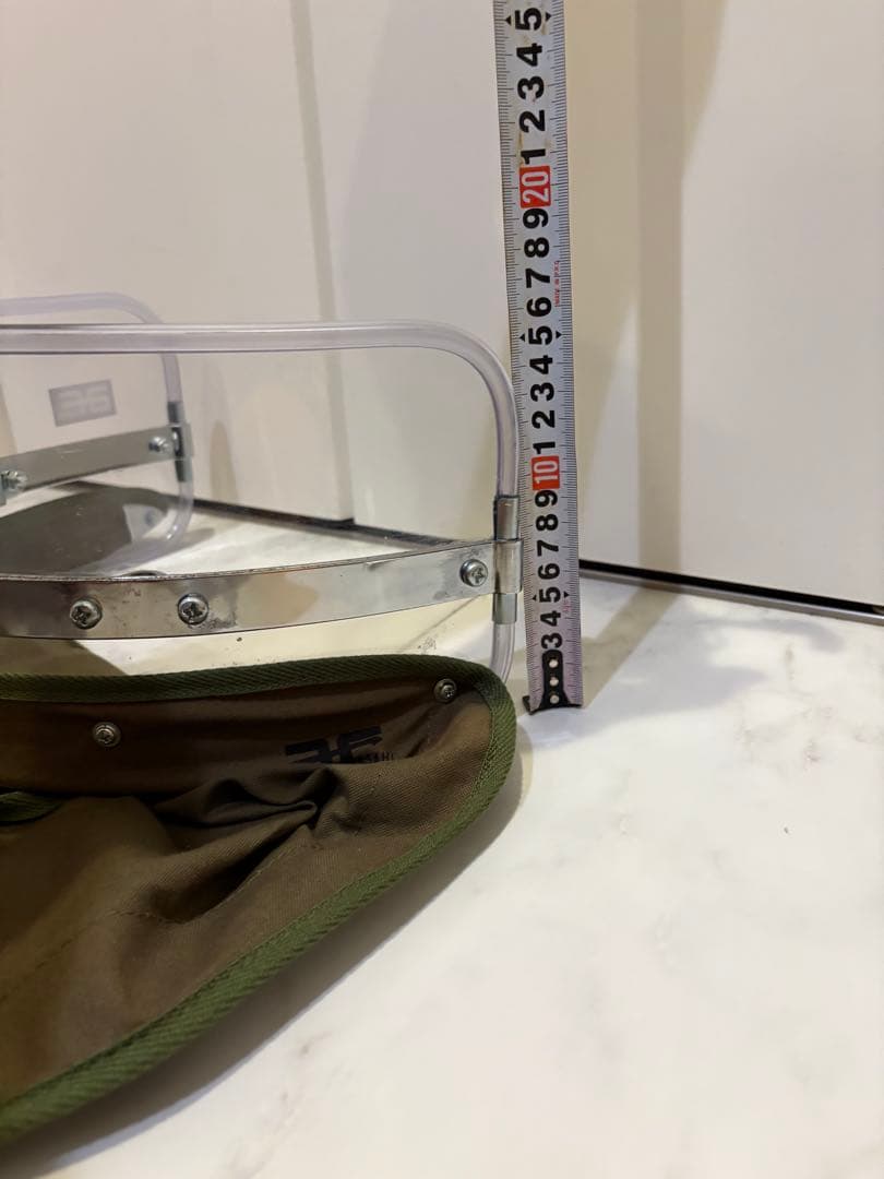 Z-FATHER 旭　短風防　クリア　緑布タレ ゼットファーザー　ASAHI