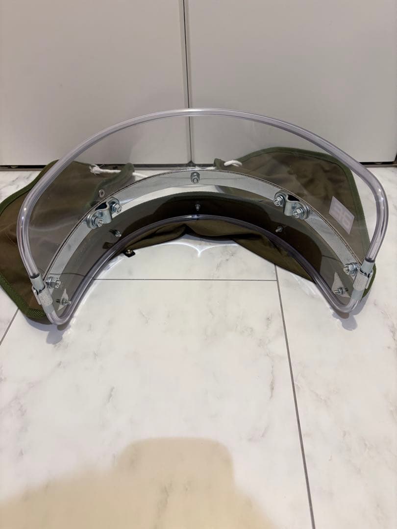 Z-FATHER 旭　短風防　クリア　緑布タレ ゼットファーザー　ASAHI