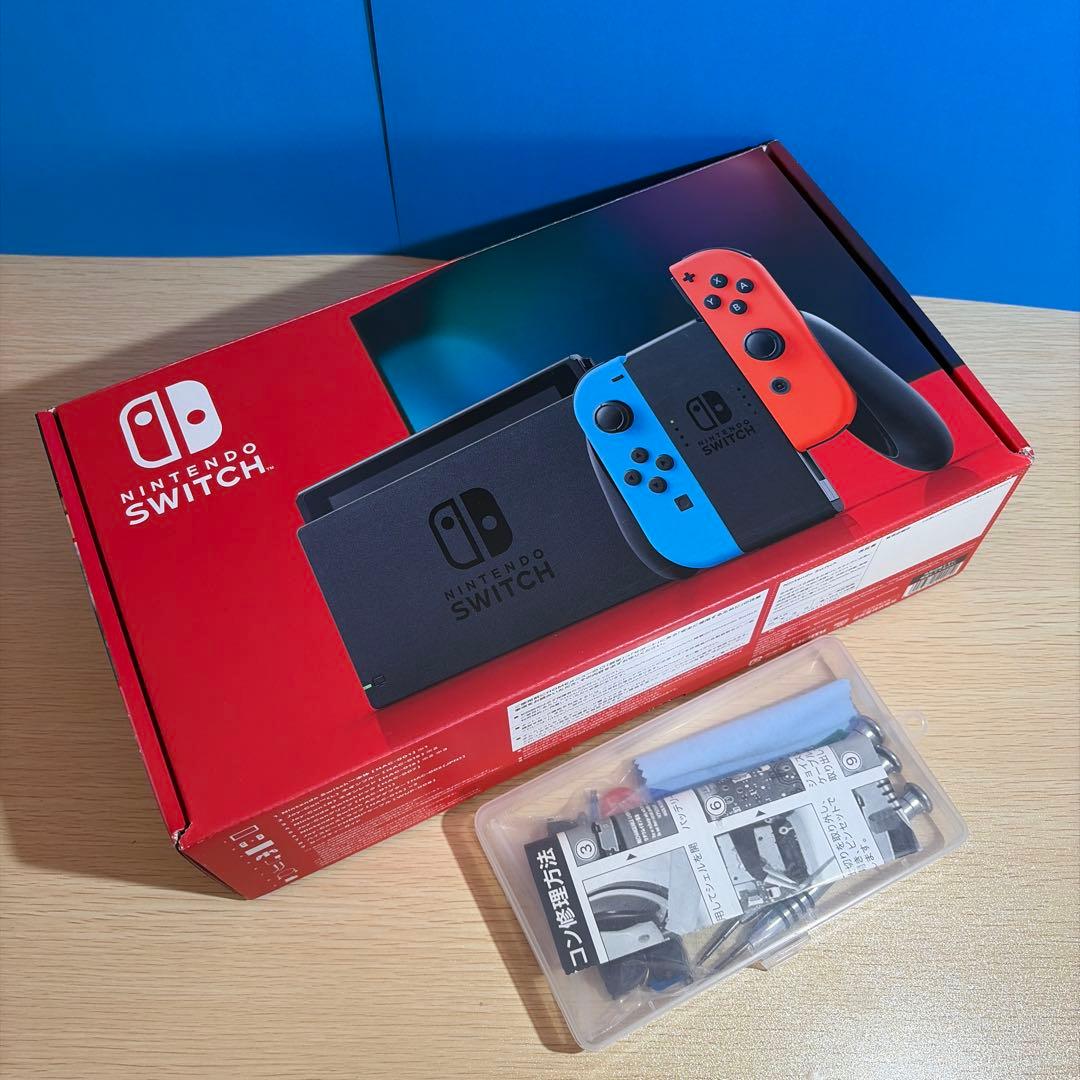 Nintendo Switch 本体 + Joy-Con +MicroSD64G