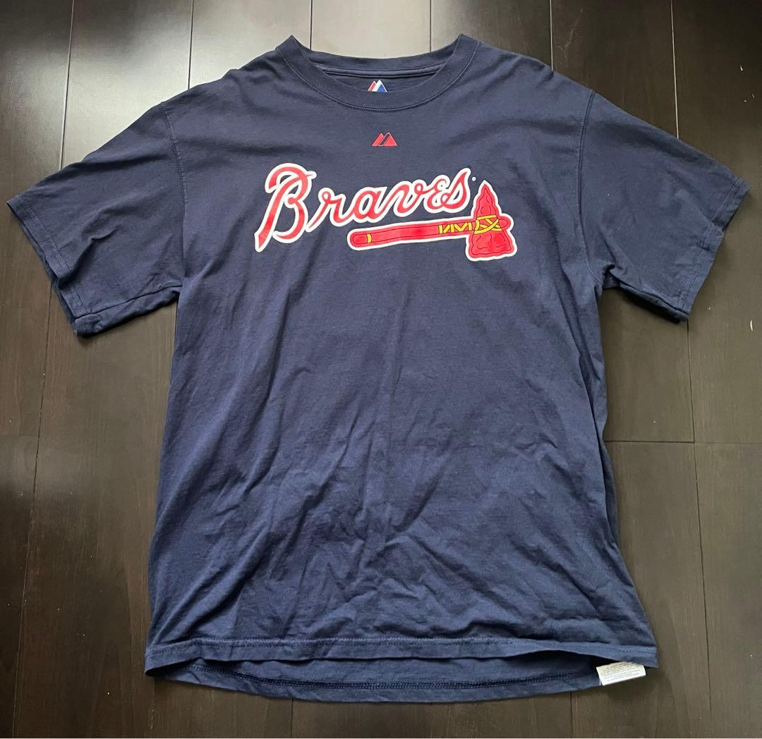 川上憲伸　シャツ　マジェスティック　メジャーリーグ　ブレーブス