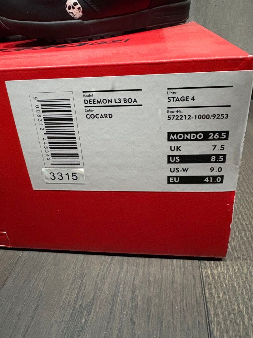 DEELUXE DEEMON L3 BOA スノーボードブーツ 26.5