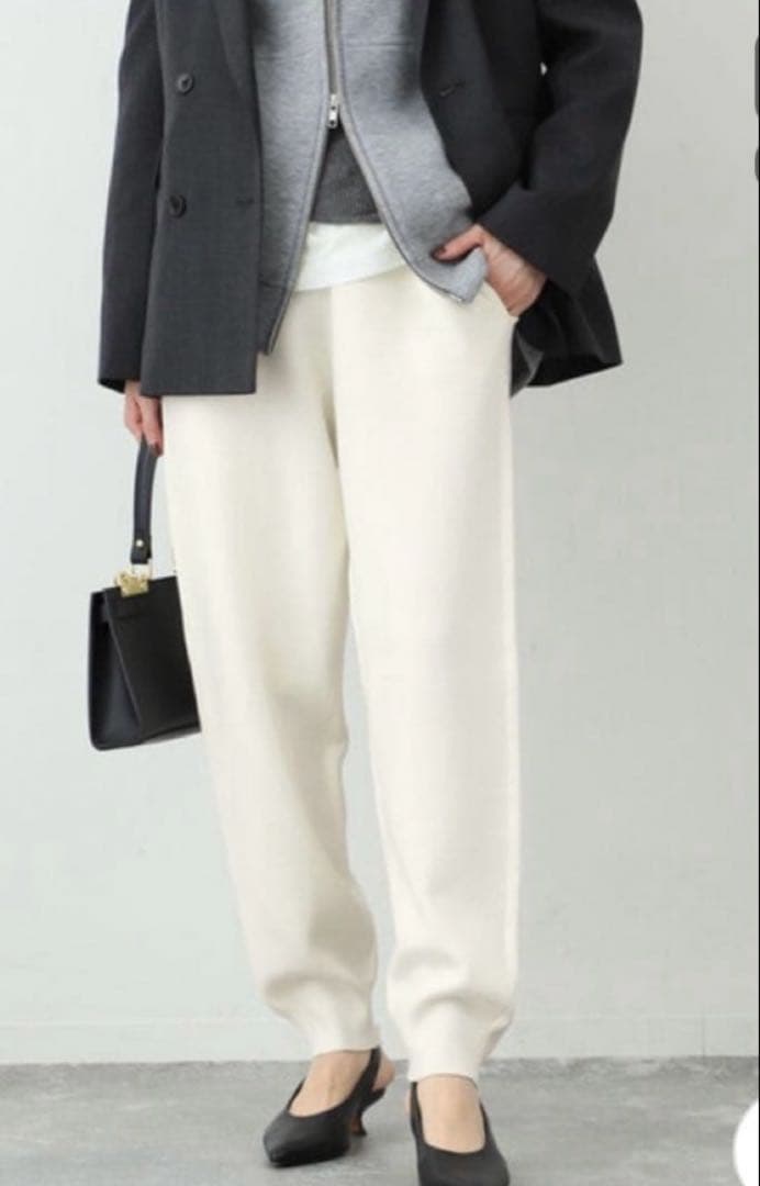 SLOBE IENA ニットジョガーパンツ