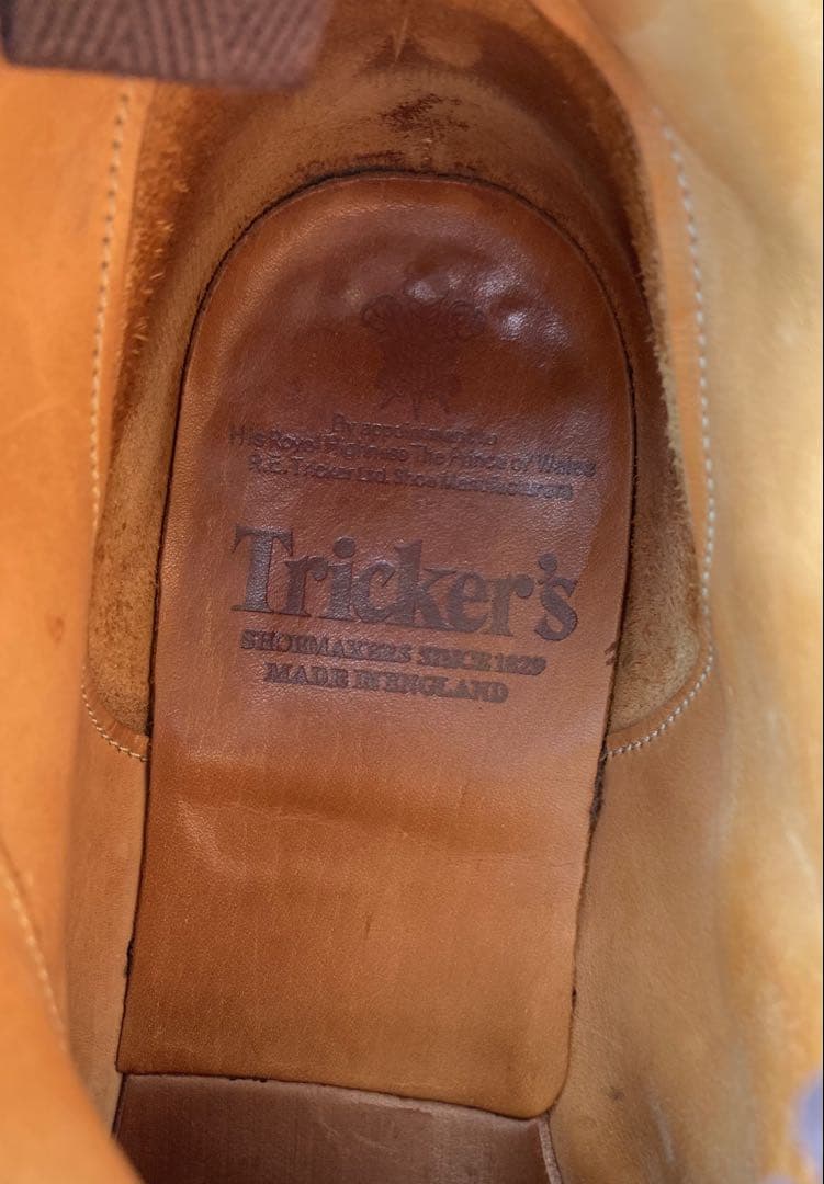 Tricker's MONKEY BOOTS トリッカーズUK8ブラウン